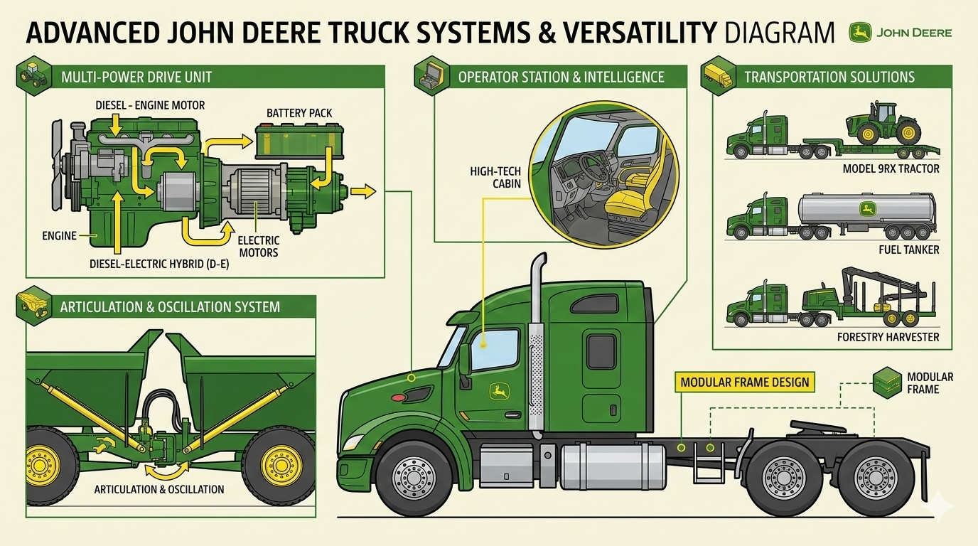 John Deere ADT articulated dump truck heavy equipment
