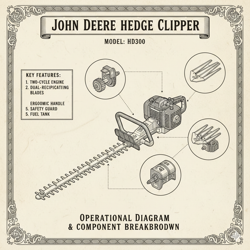 John Deere Hedge Clipper maintenance and use