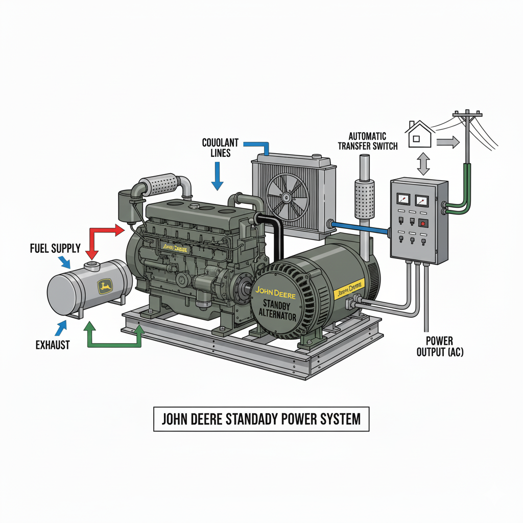 OEM John Deere Standby Alternator Service Manual Collection