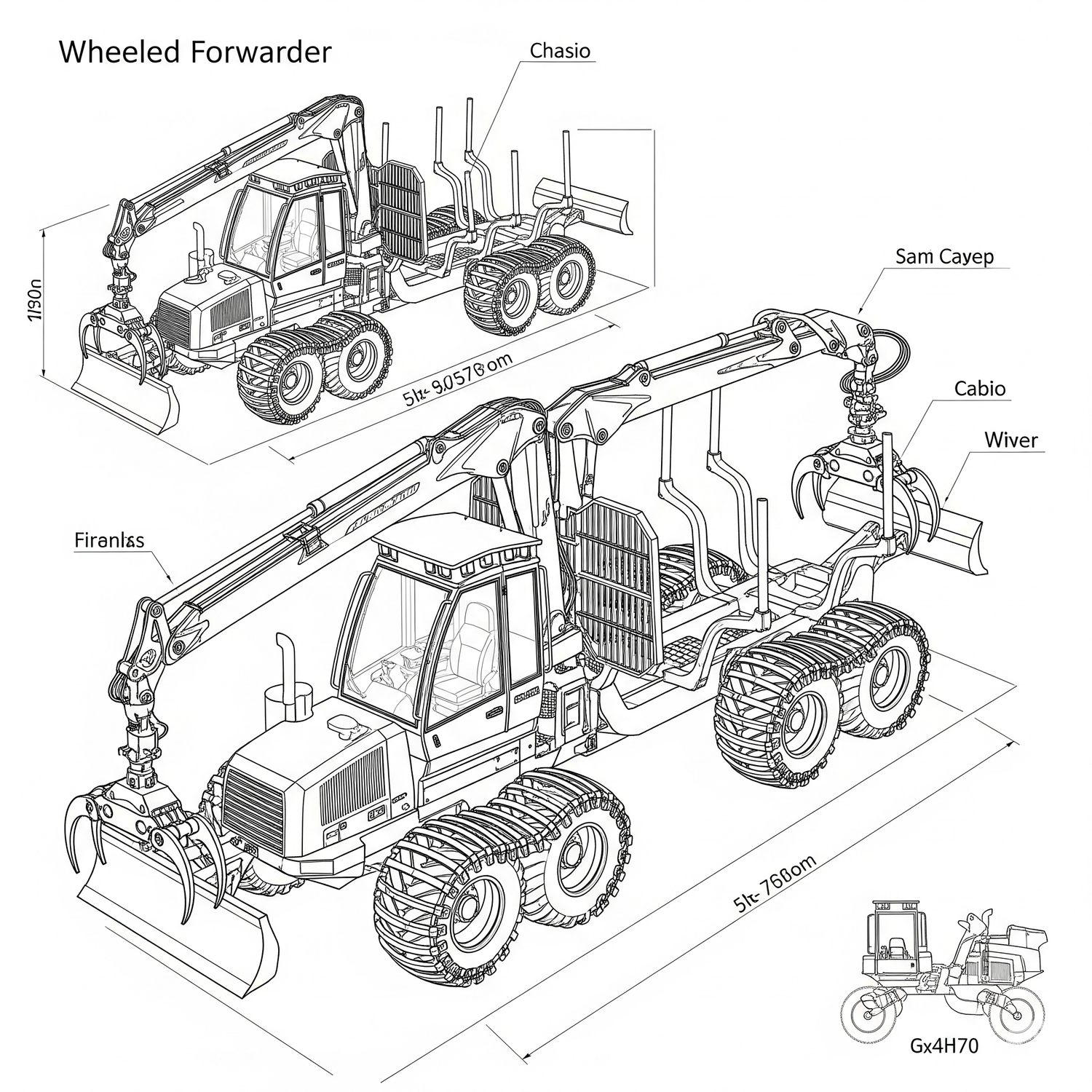 PDF Repair Manual for Wheeled Forwarder Machine