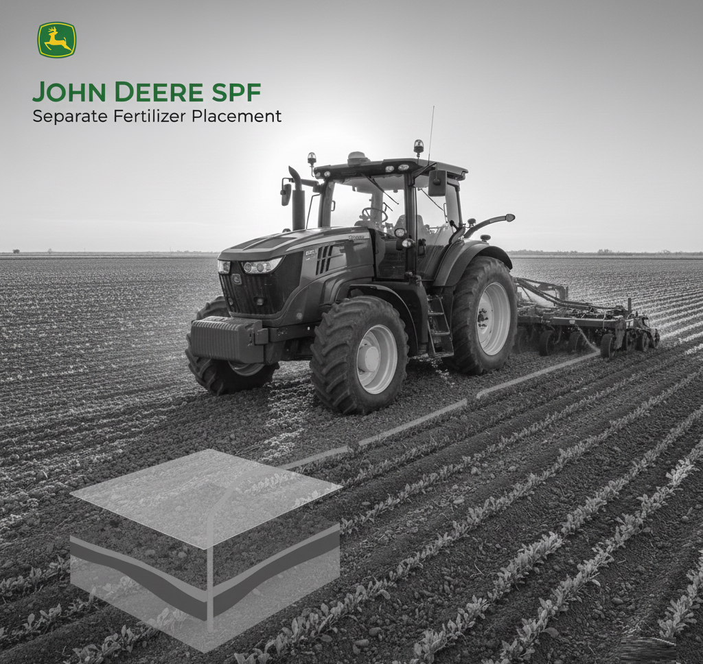 John Deere SPF fertilizer applicator in field
