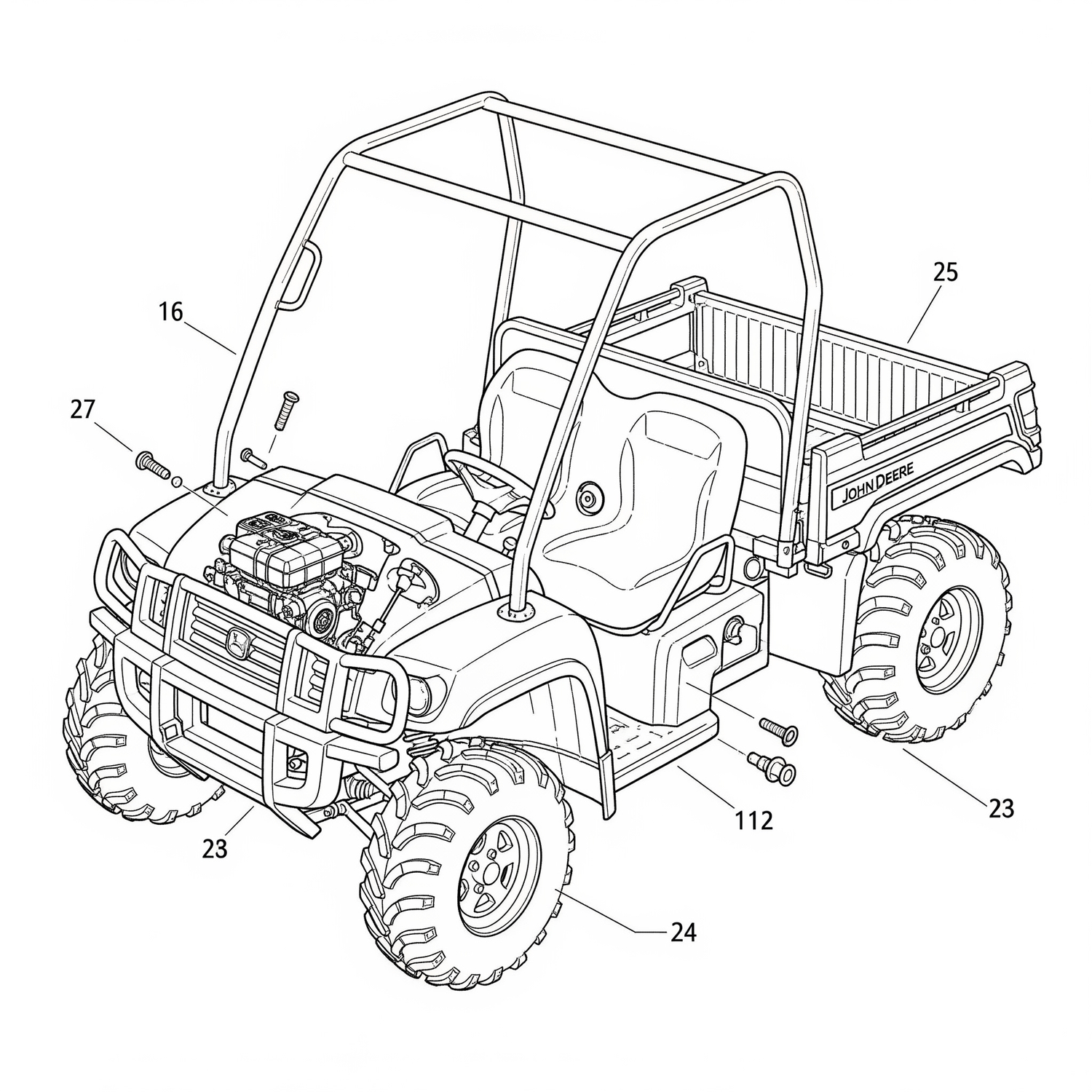 Diagram of the Gator Utility Vehicle