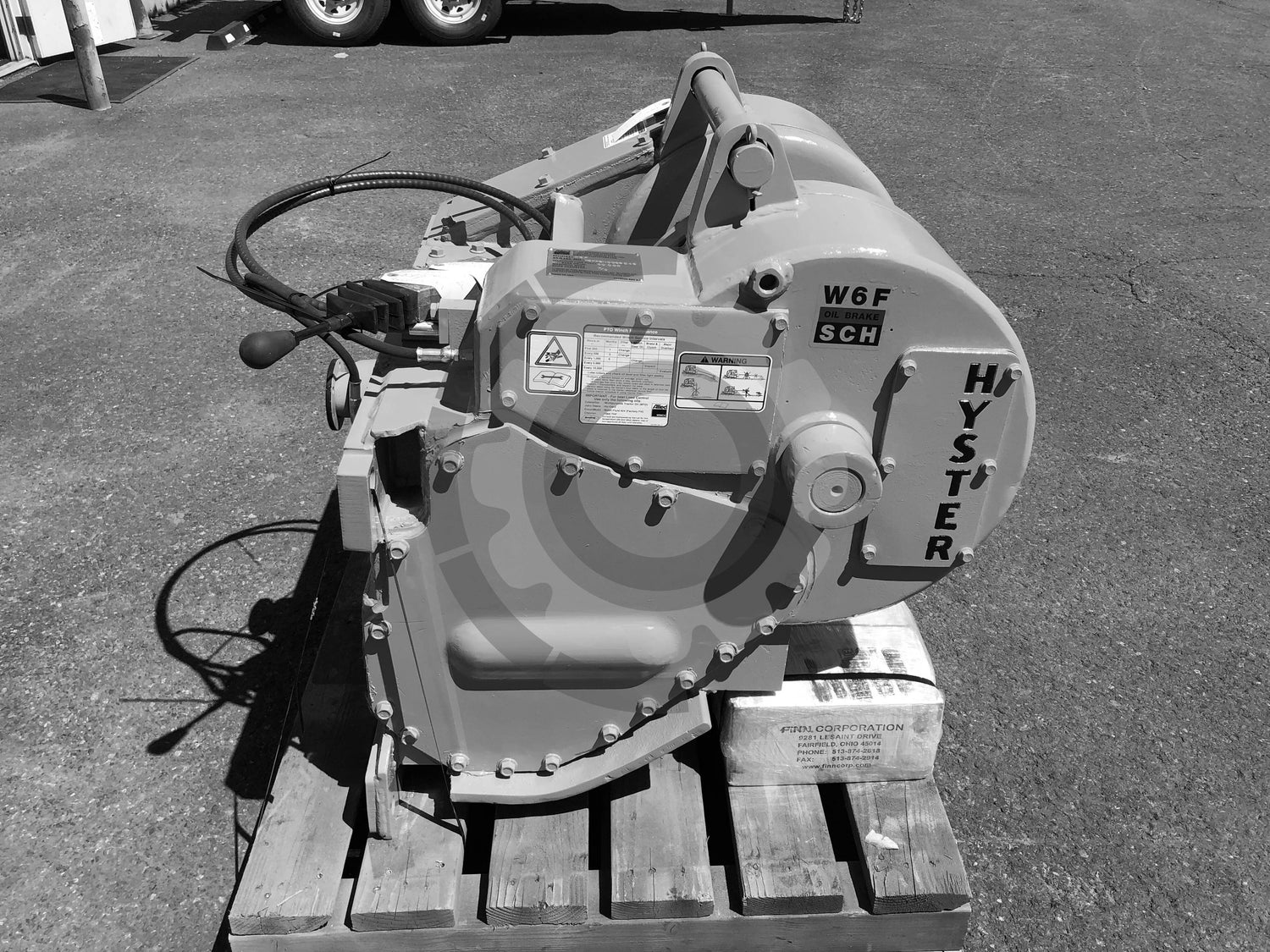 Cover of John Deere Winch in grey