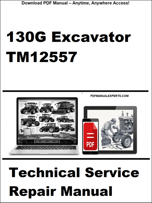 John Deere 130G Excavator Technical Service Repair Manual 
